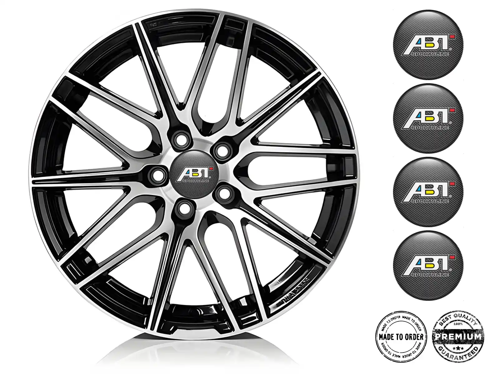 ABT Wheel Decals Style Silicone Badge Upgrade